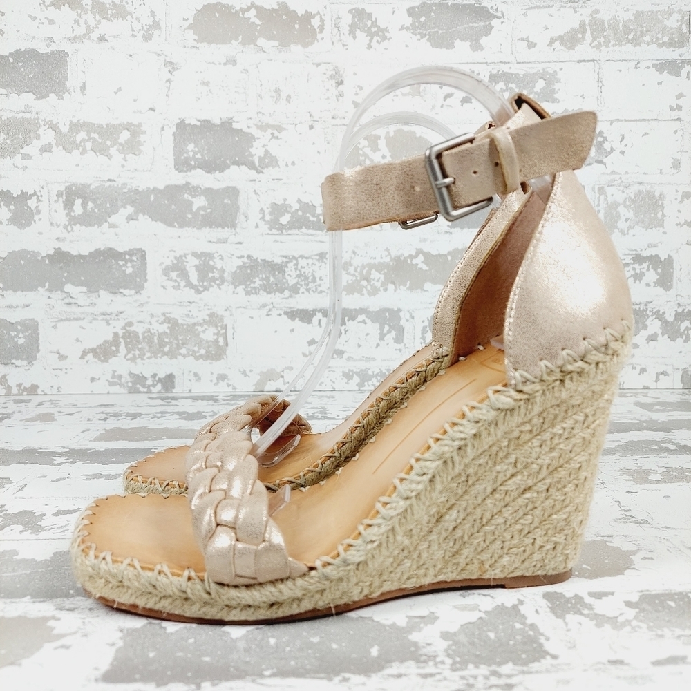 NEW Dolce Vita Mendez Espadrille Platform Wedge Sandals M790